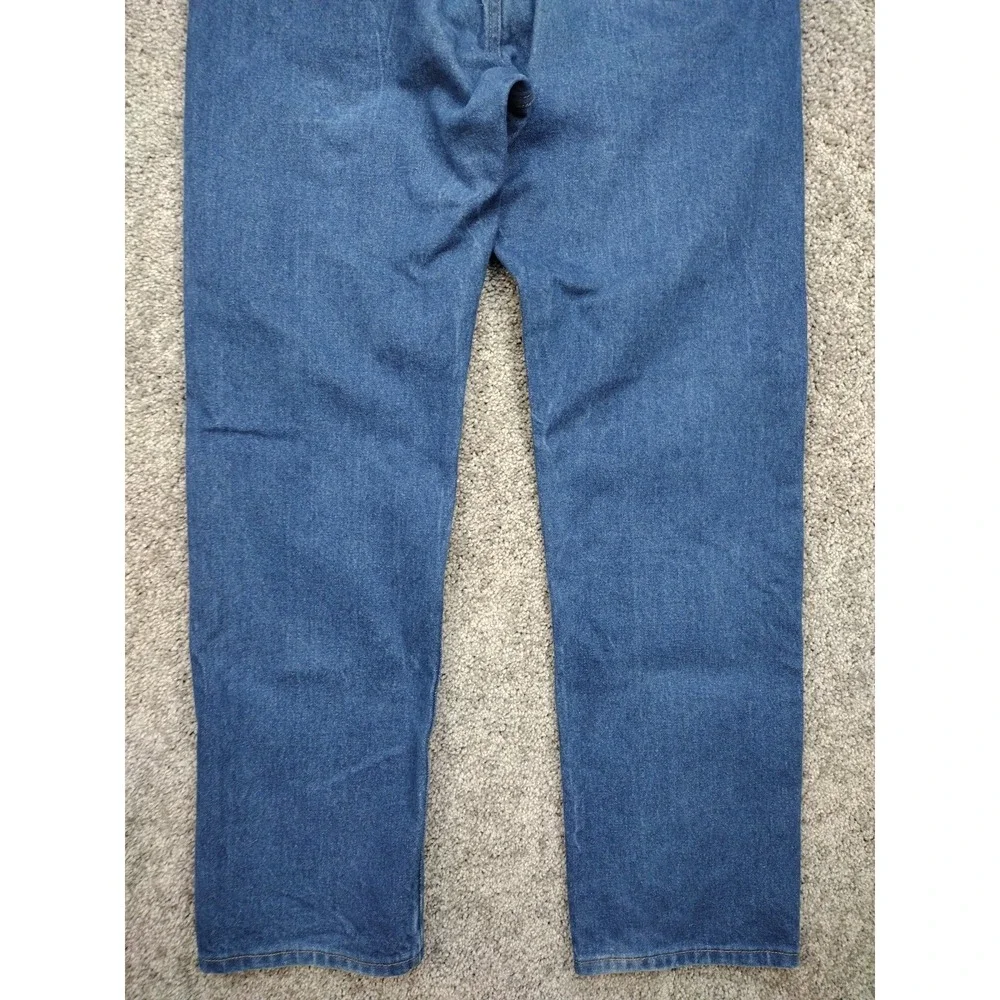90's Wrangler Mens 33x33 Jeans 13MWZ A001 3030 Dad Ranchwear Blue Denim Pants